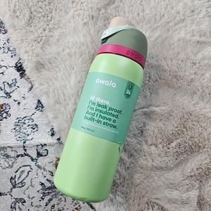 Owala Lime Light Base with Alpine Sport Lid 32 oz Water Bottle